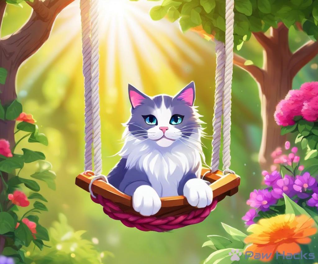 Safety First: Ensuring Your Cat's Well-Being on Rope Swings