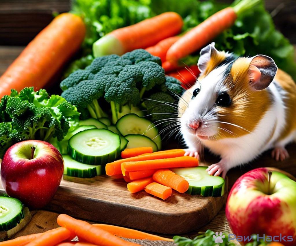 Safe Fruits and Vegetables That Delight Hamsters